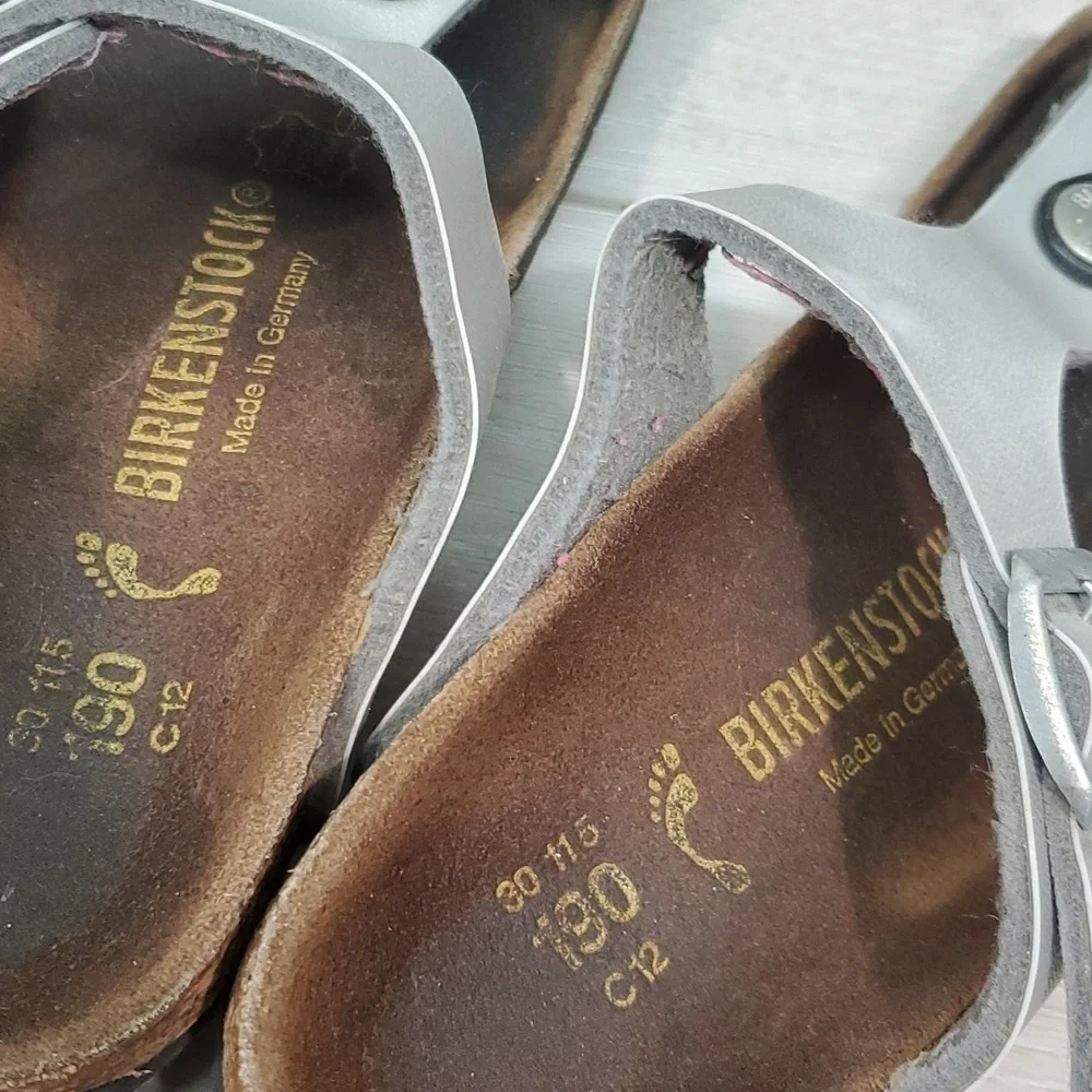 Birkenstock Kids Girls Thong Sandals Slide Flats shoes sz 30/C12